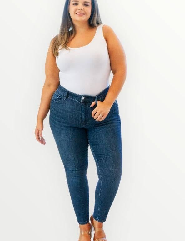 Judy Blue Plus mid rise ankle skinny jeans Jeans