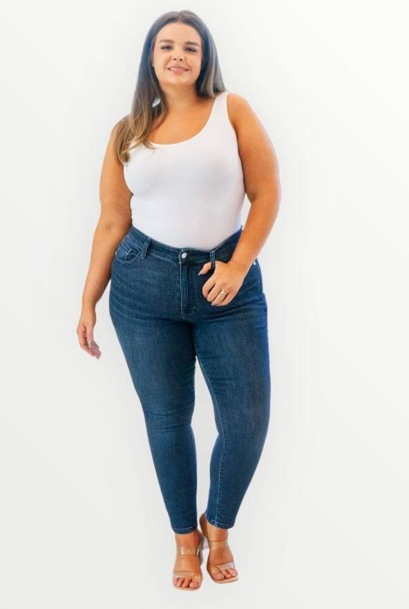 Judy Blue Plus mid rise ankle skinny jeans Jeans