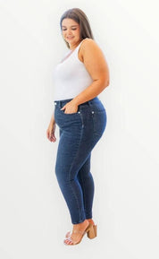 Judy Blue Plus mid rise ankle skinny jeans Jeans