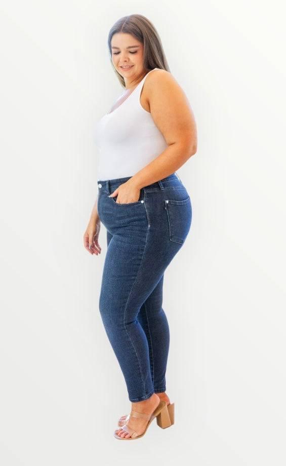 Judy Blue Plus mid rise ankle skinny jeans Jeans