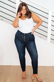 Plus Size High Rise Judy Blue Skinny Jeans Jeans