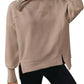 Daverri Fashions Casual Loose Side Slit Sweatshirt - DAVERRI FASHIONS
