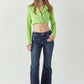 Artemis Vintage Mid Rise Stretch Super Flare Jeans - DAVERRI FASHIONS