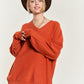 V-NECK OVERSIZED SWEATER PLUS JJK5013P