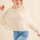 And The Why Dolman Sleeves Sweater - DAVERRI FASHIONS