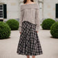 Plaid Midi Skirt - DAVERRI FASHIONS