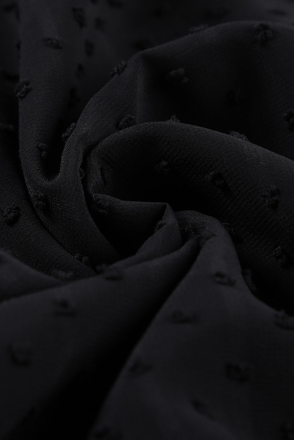 Plus Size Swiss Dot Spliced Lace V-Neck Blouse | Blouses Daverri Fashions