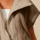 SO ME Over Sized Soft Sherpa Fur Sleeveless Vest Jacket - DAVERRI FASHIONS