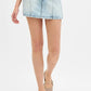 RISEN Full Size High Rise Button Down Skorts Plus Size Denim Skirts
