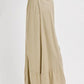 RISEN Shirring Detail Wide Leg Pants Pants