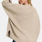 Zenana Side Sit Oversize Sweater Sweaters