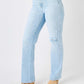 Judy Blue Full Size High Waist Distressed Straight Jeans Jeans