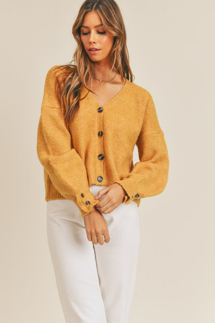 Long Sleeve Button Down Sweater Cardigan Tops