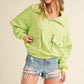 Carter Pullover LIME S Tops