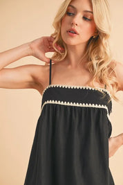 Aemi+Co Bali Rickrack Trim Cami | Daverri Fashions