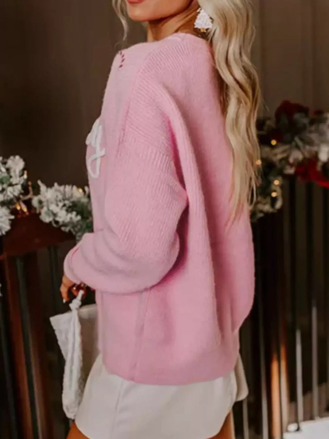 Merry Candy Cane Christmas Crew Neck Sweater | Sweaters Daverri Fashions