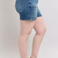 Judy Blue Full Size High Rise Denim Shorts - DAVERRI FASHIONS