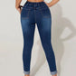 Drawstring Cropped Jeans - DAVERRI FASHIONS