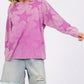 SAGE + FIG Mineral Wash Star Pattern T-Shirt - DAVERRI FASHIONS
