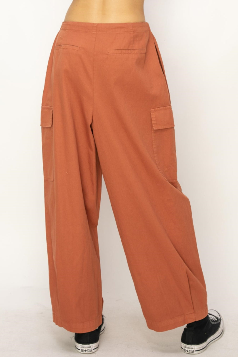 HYFVE Drawstring Cargo Wide Leg Pants Cargo Pants