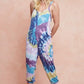 BiBi Tie Dye Knit Mid-length Casual Jumpsuit Jumpsuits