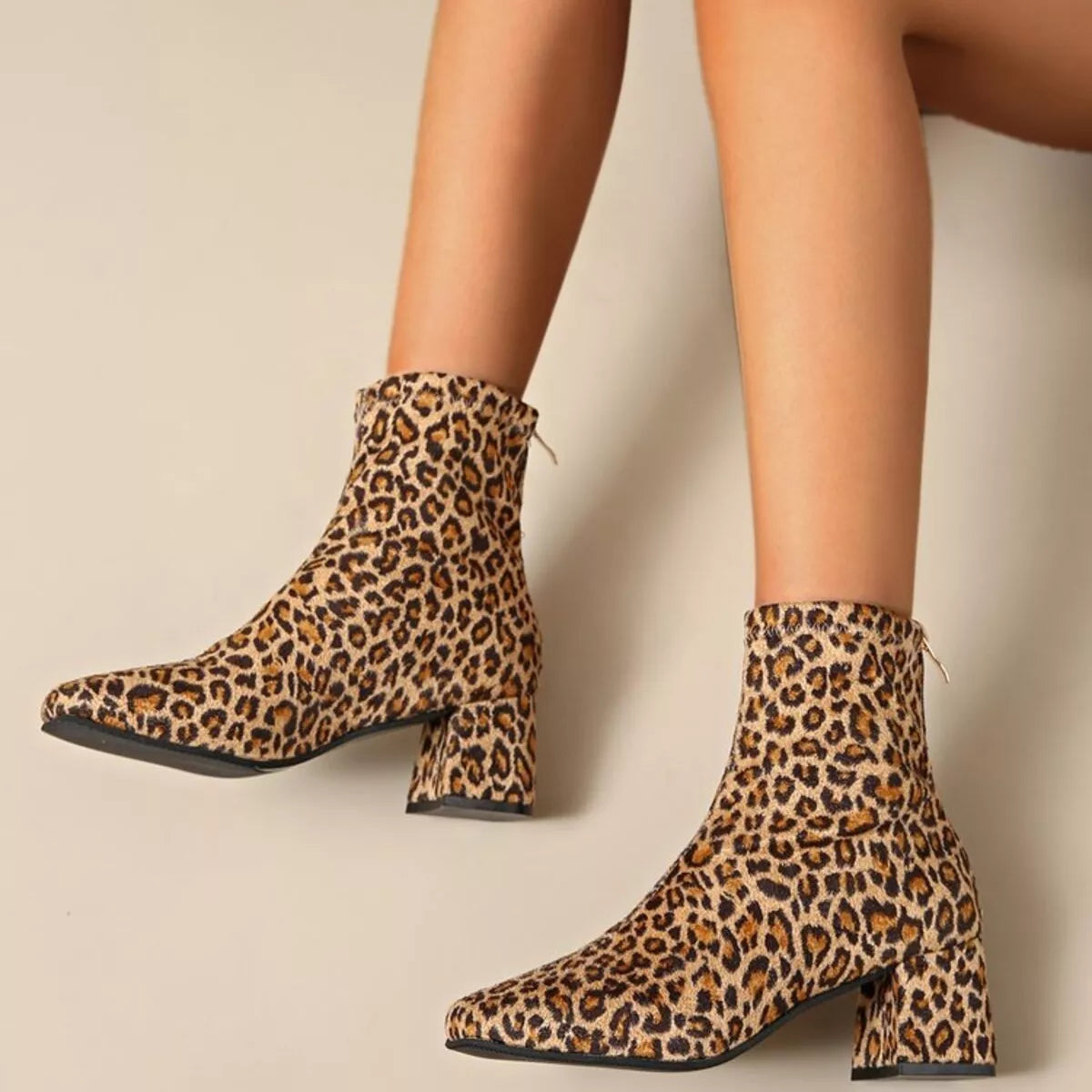 Block Heel Ankle Boots | Boots Daverri Fashions