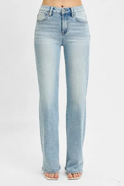 RISEN High Rise Wide Leg 90's Jeans | Daverri Fashions