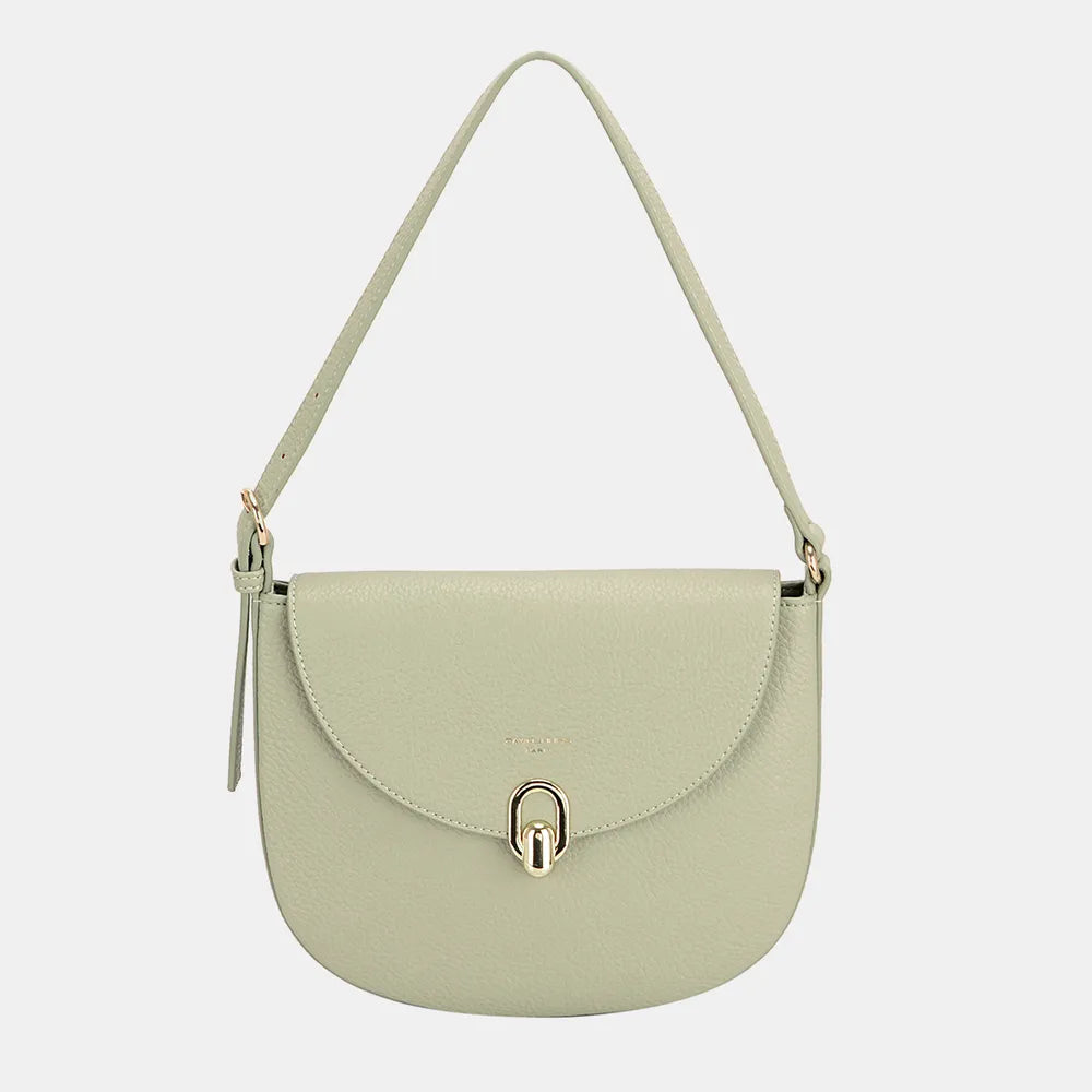 David Jones Metal Buckle Shoulder Bag | Handbags Daverri Fashions