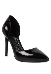 Candy Cane Patent Pu Slip On Stiletto Heels | Heels Daverri Fashions