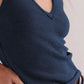 Solid V-Neck Tank - DAVERRI FASHIONS