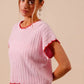 SO ME Textured Light Weight Sweater Dolman Top Sweaters