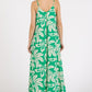 Mittoshop Printed V-Neck Maxi Cami Dress with Pockets - DAVERRI FASHIONS