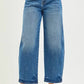 RISEN Slouchy Cropped Barrel Jeans - DAVERRI FASHIONS