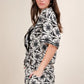 VERY J Plus Size Tropical Printed Shirt Top & Shorts Set Plus Shorts Sets
