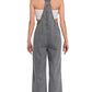 Zenana Washed Knot Strap Pockets Jumpsuit - DAVERRI FASHIONS