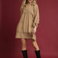 Umgee Boho Peasant Mini Dress with Trim Detail - DAVERRI FASHIONS