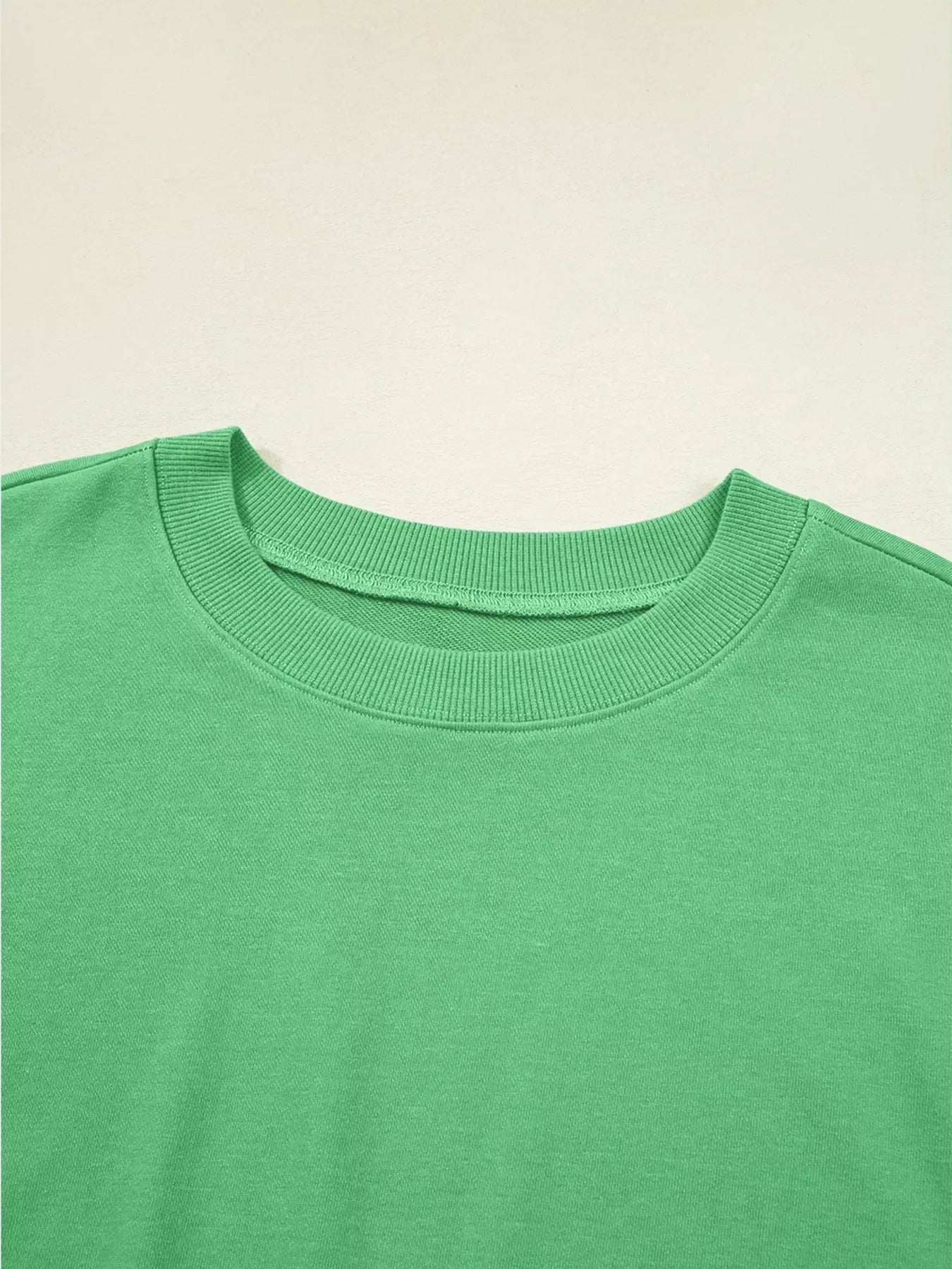 Drop Shoulder Puff Sleeve Crop Top and Drawstring Wide Leg Pants Set - DAVERRI FASHIONS