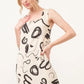 And The Why Square Neck Abstract Printed Maxi Dress - DAVERRI FASHIONS