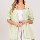 SAGE + FIG Striped Button Up Long Sleeve Shirt Shirts