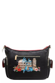Martha Travels Italy Multi Pocket Shoulder Bag | Handbags Daverri Fashions