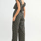 MABLE Floral Print Ruffle Top and Pants Set