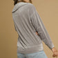 Umgee Soft Thermal Collared Long Sleeve Top