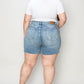 Judy Blue Full Size High Waist Rhinestone Decor Denim Shorts Shorts