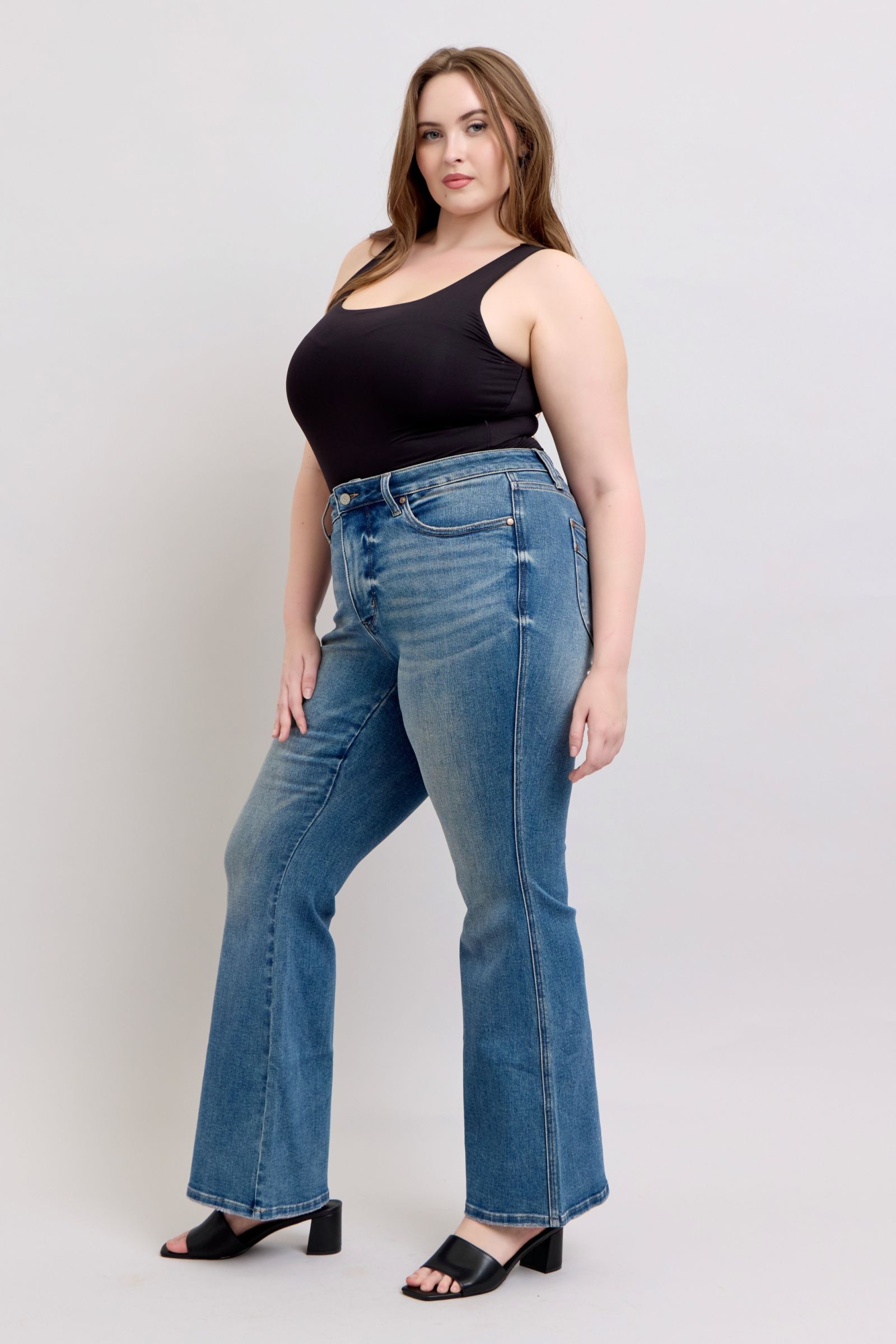 Judy Blue MR Tummy Control Vintage Wash Jeans