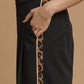 Umgee Front Pleated Wide-Leg Pants with Contrast Trim - DAVERRI FASHIONS