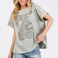 Mittoshop PEACE Round Neck Short Sleeve T-Shirt - DAVERRI FASHIONS