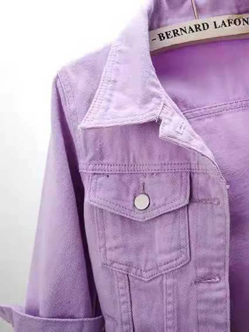 Full Size Cropped Denim Jacket Plus Size - DAVERRI FASHIONS