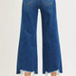 RISEN High Rise Crop Wide Leg Jeans - DAVERRI FASHIONS