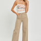 RISEN Tummy Control High Rise Wide Leg Jeans Plus Size Jeans