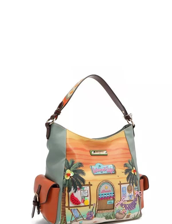Nicole Lee USA Sun and Sand Hobo Handbag | Handbags Daverri Fashions